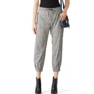 Milly Wool Check Joggers